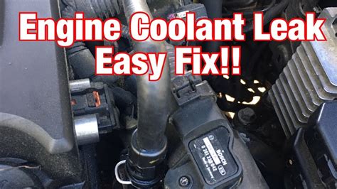 chevy cruze antifreeze leak|Got a coolant leak in my 2014 Chevy Cruze